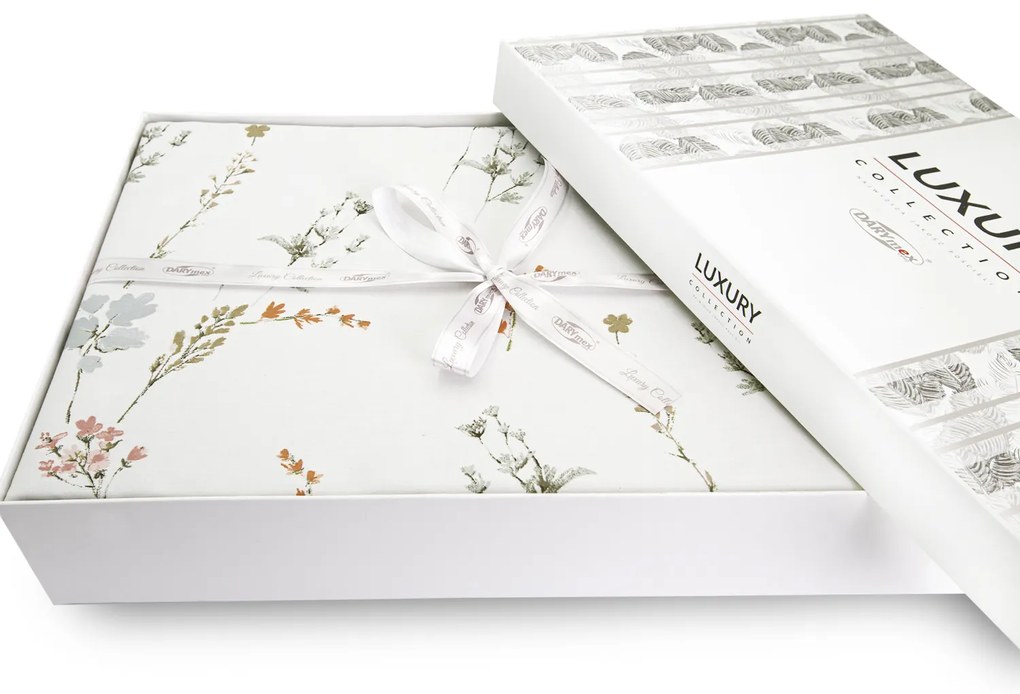 SATÉNOVÉ OBLIEČKY LUXURY PREMIUM VITALE 200X220 CM, 2KS 70X80 CM KVETY