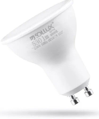 LED žiarovka GU10 4000k 7w 530lm
