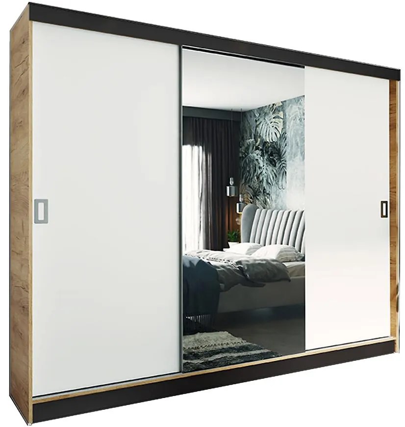 Skriňa Retro 200 1L craft / Dvierka biely