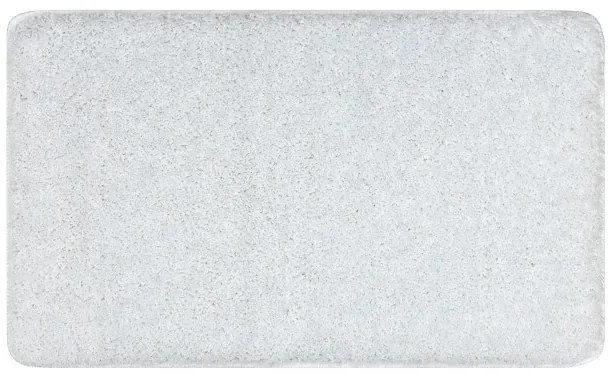 Kúpeľňový koberček SYNERGY glamour / lurex, biely