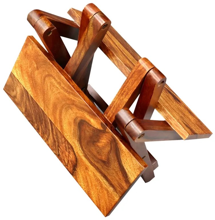 Skladací stolík 30x40x35 indický masív palisander Only stain