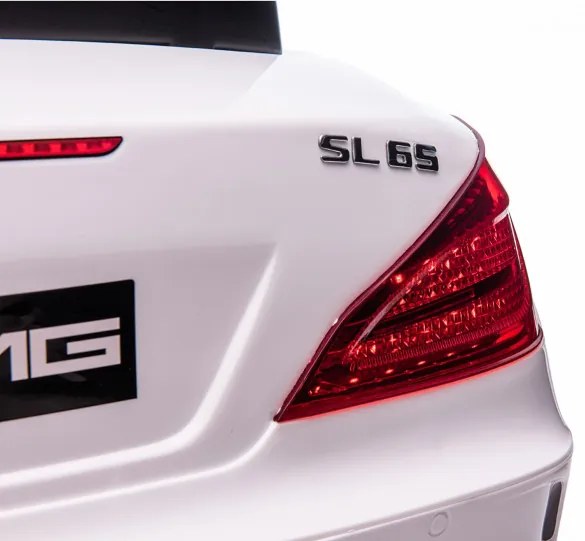 Elektrické autíčko Mercedes-Benz SL65 AMG biele