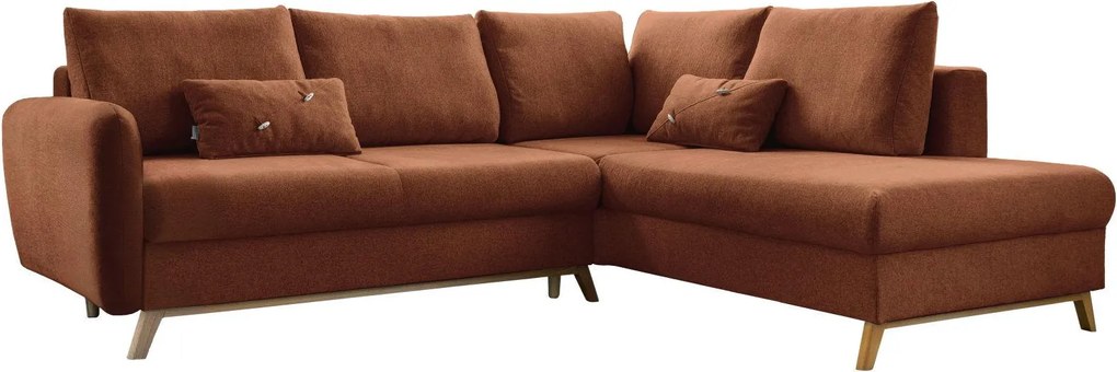 XXXLutz ROHOVÁ SEDAČKA, textil, terakotová MID.YOU - Sedačky - 001454003018