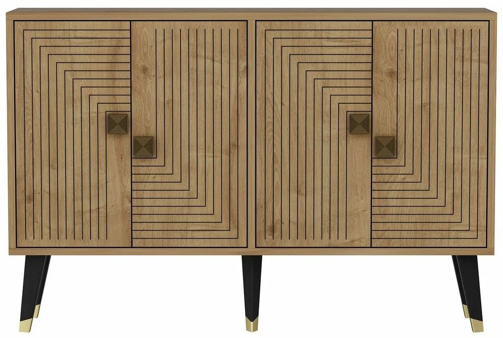 Skrinka Ahart Sapphire Oak and Gold