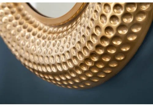 Zrkadlo 40396 Ø60cm Orient gold aluminium  - Komfort-nábytok