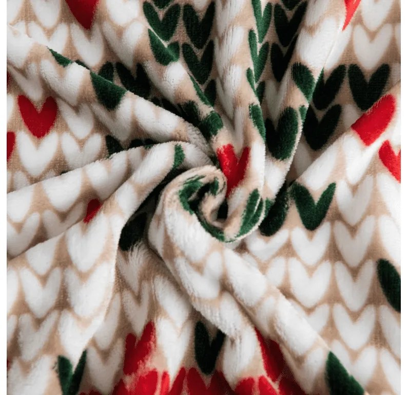 Sada mikroplyšových obliečok FROSTED CHRISTMAS farebné + obliečka mikroplyš SOFT 90x200 cm biele, jednolôžko