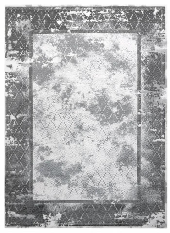 Luxusný kusový koberec akryl Joel šedý 240x340cm