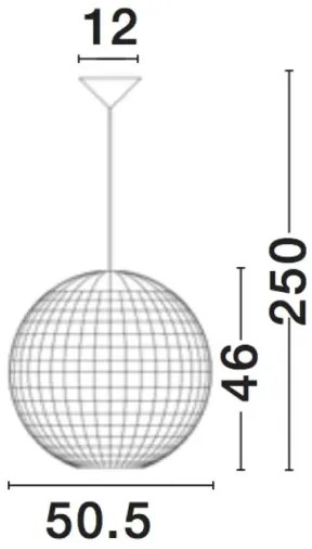 Rustikálny luster Griffin 50.5 hnedá