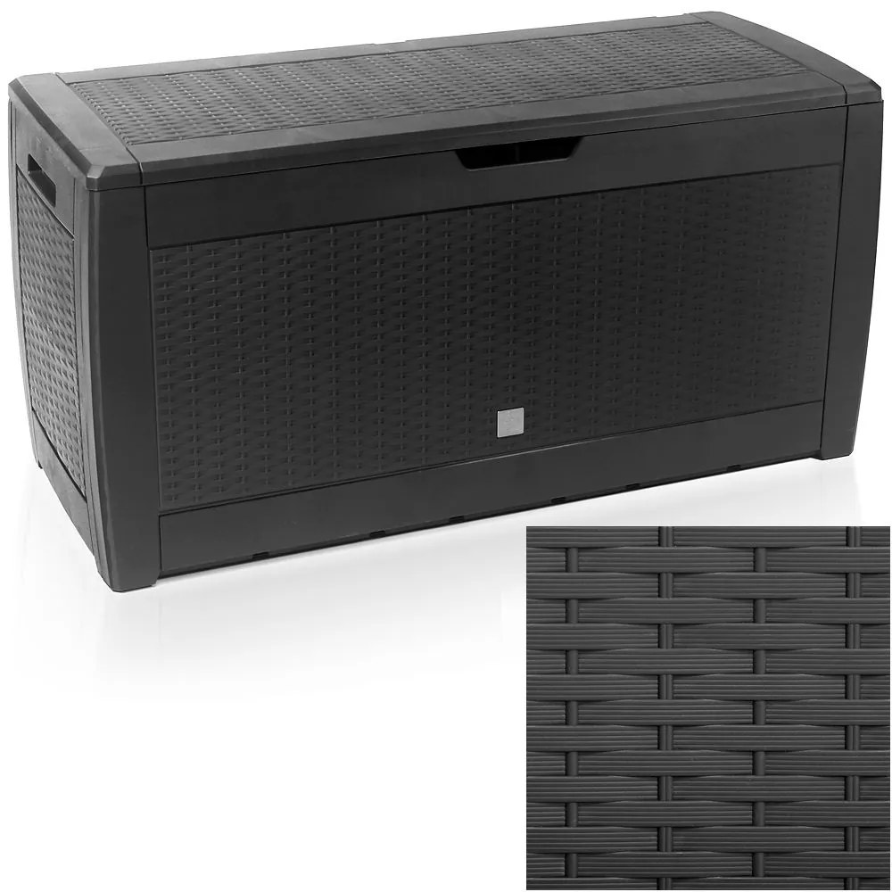 InternetovaZahrada Úložný box 119cm x 48cm x 60cm - antracit