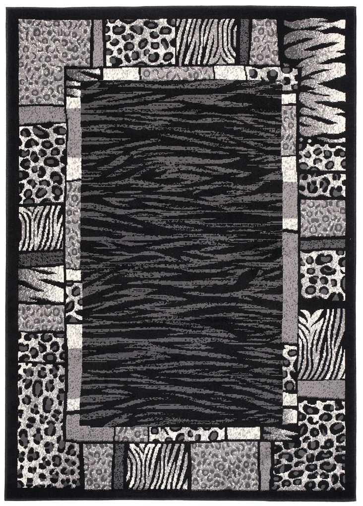 Koberec J316B BLACK CHEAP PP CRM Veľkosť: 60x100cm