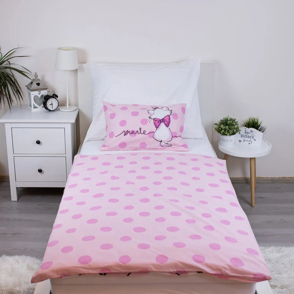Jerry Fabrics DETSKÉ BAVLNENÉ OBLIEČKY MARIE 100X135 CM, 1KS 40X60 CM VZOROVANÉ