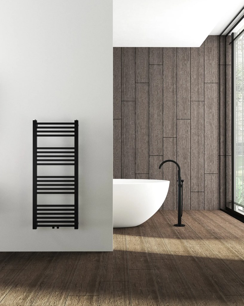 Cerano Franko, vykurovacie teleso 1200x500mm, 392W, rozteč pripojenia D5/460 mm, čierna matná, CER-CER-429646