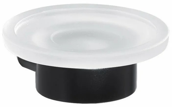GEDY PI1114 Pirenei mydlovnička, čierna mat/mliečne sklo