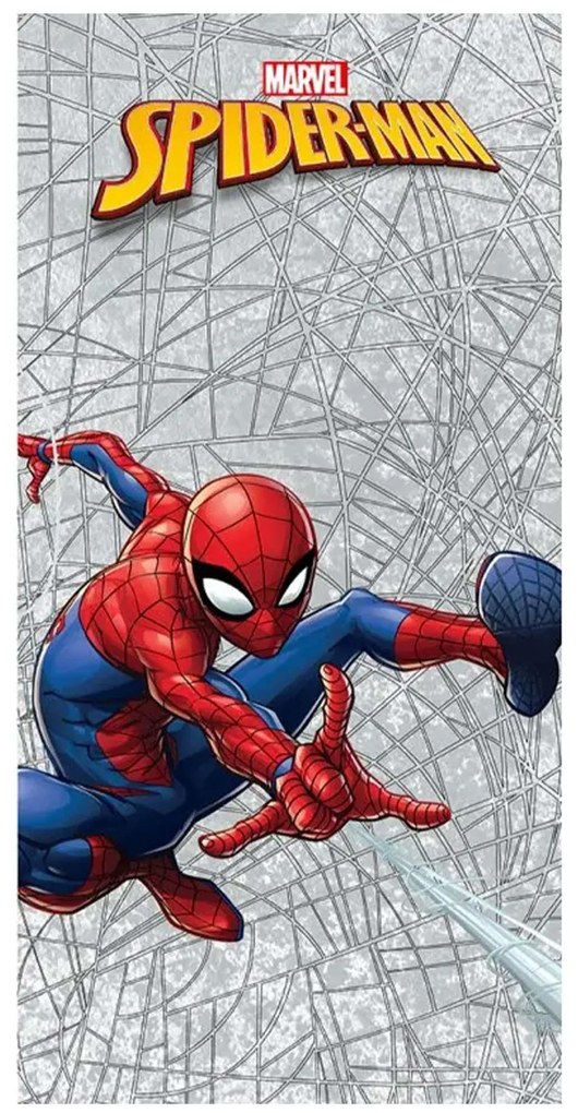 Carbotex Detská osuška 70 × 140 cm ‒ Spider-Man Pavučina