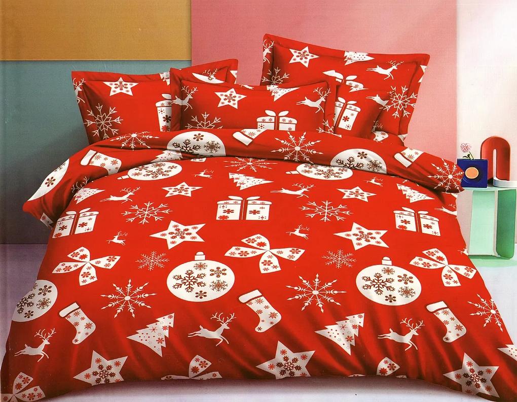 Vianočné posteľné obliečky PEB-870 200x220cm