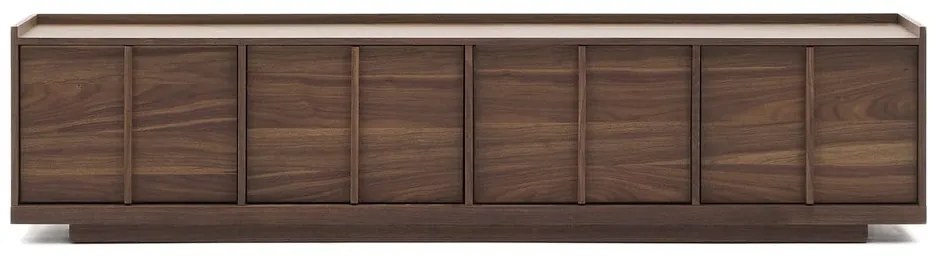 Hnedý TV stolík v dekore orecha 200x47x40 cm Onix – Kave Home