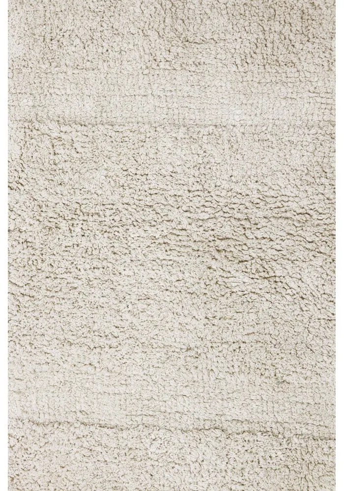 Krémový prateľný ručne tkaný bavlnený koberec 90x130 cm Bloom Natural – Lorena Canals