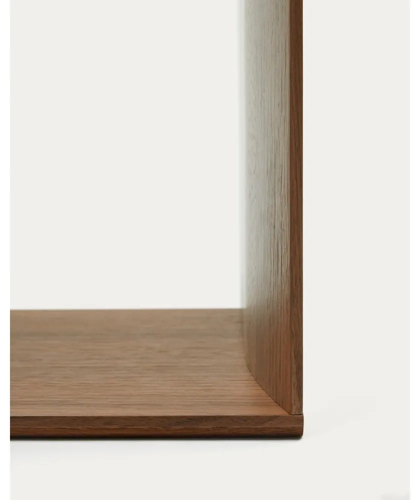 Modulárny policový systém v dekore orecha v prírodnej farbe 67x38 cm Litto – Kave Home
