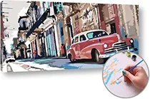 Maľovanie podľa čísel ŽIVOT V MESTE