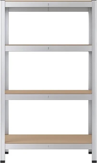 Akcia 10x Regál 150x70x30 cm pozinkovaný 4-policový, nosnosť 700 kg