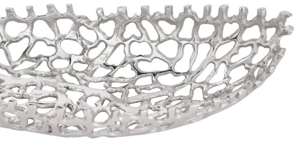 Eglo 427086 - SADA 2x Dekoračný podnos KIMITSU 44/61 cm strieborná