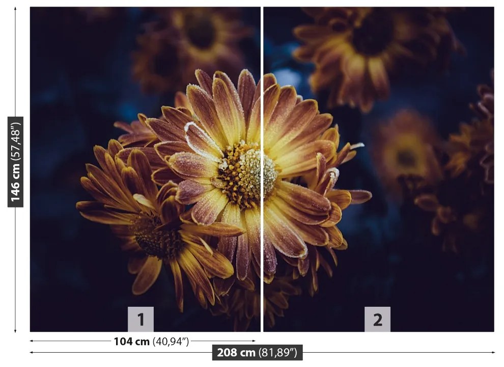 Fototapeta Vliesová Žltý kvet 152x104 cm