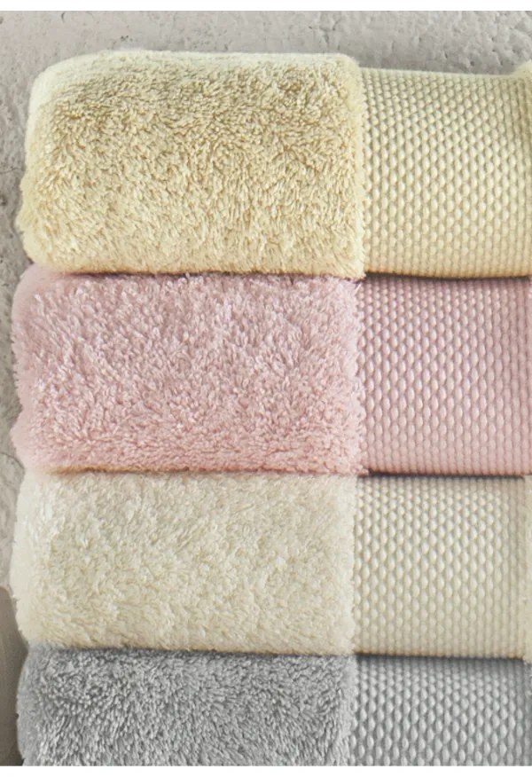 Soft Cotton Darčeková sada uterákov a osušiek DELUXE Staroružová