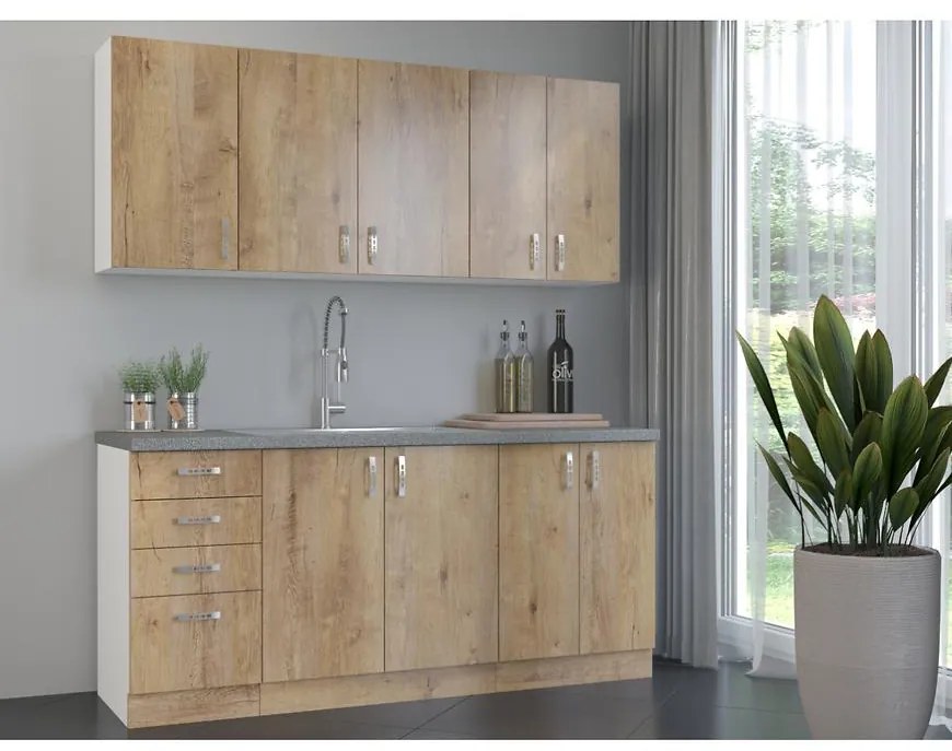 Kuchynská linka Sara lefkas 180 cm bez dosky
