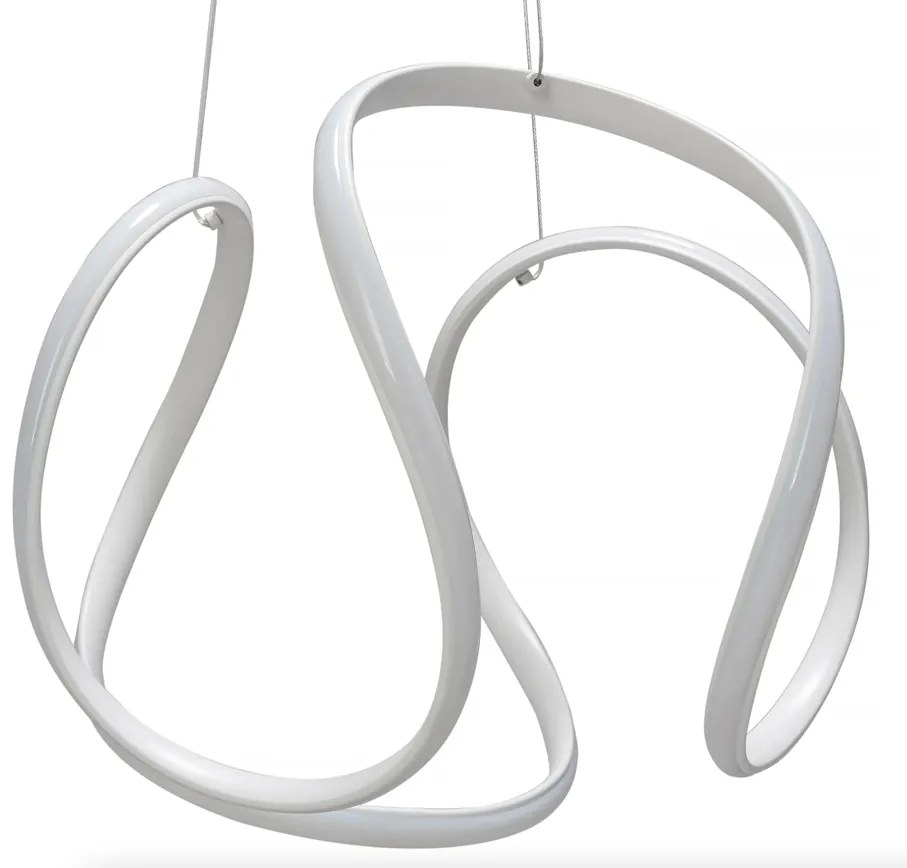 Elegantné moderné LED stropné svietidlo s diaľkovým ovládaním čierna