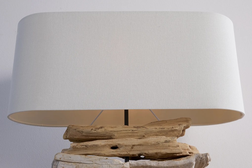 Stolná lampa z naplaveného dreva Riverine natural