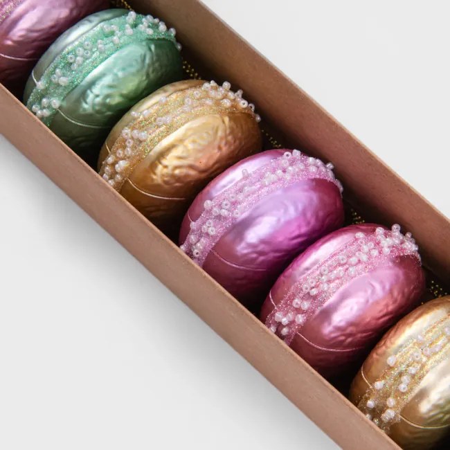 Vianočné ozdoby MACARONIE 714597 (9ks)