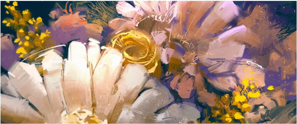 Obraz kvetov (120x50 cm)