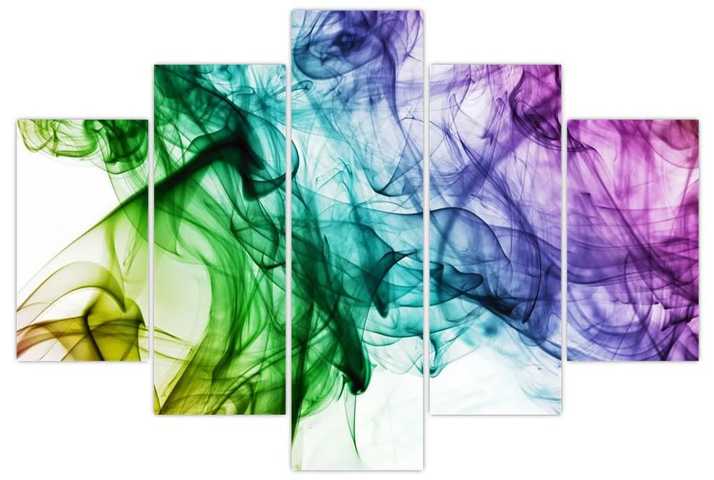 Obraz - farebný dym (150x105 cm)