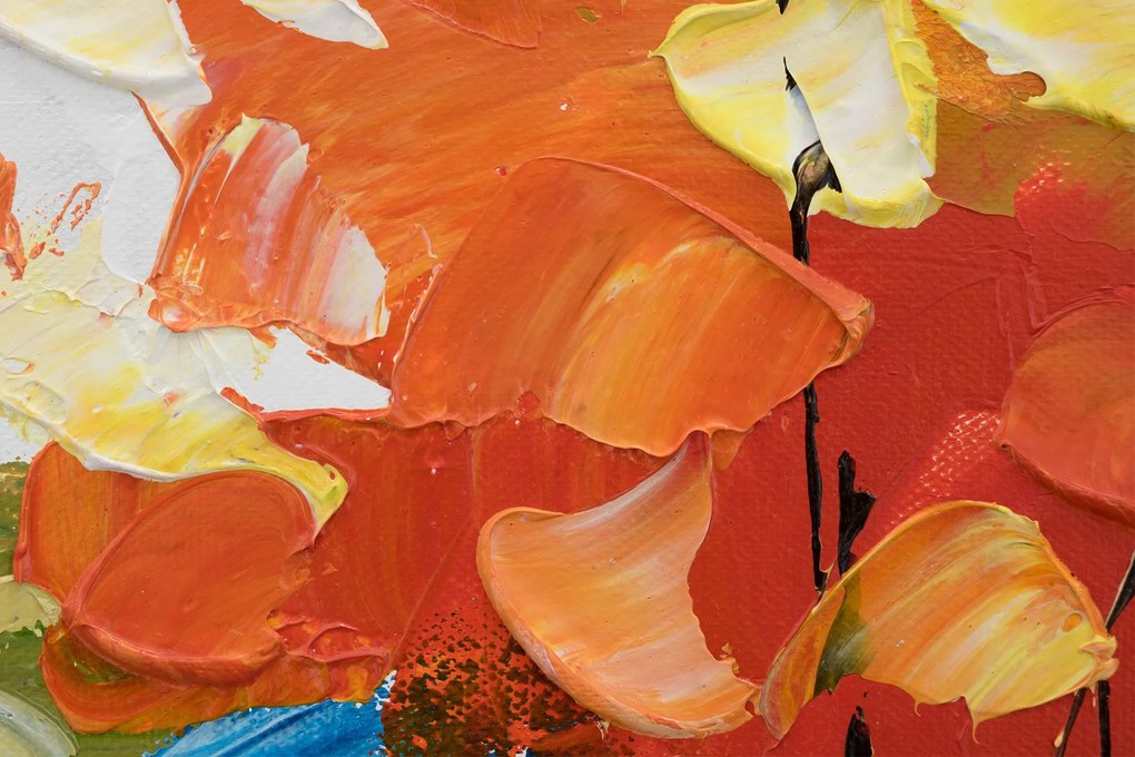 Maľovaný obraz na stenu STROMY 140x70 cm | rôzne rozmery