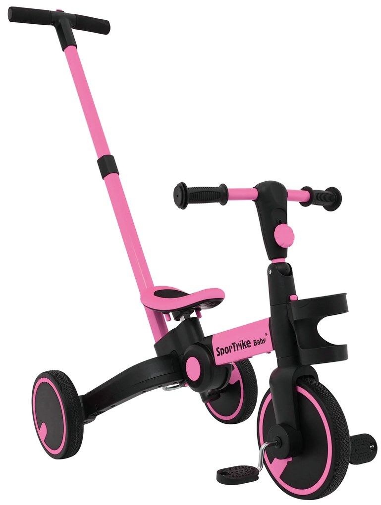 RAMIZ Odrážadlo Happy Bike 3v1 Sportrike ZSP.B68 - ružové