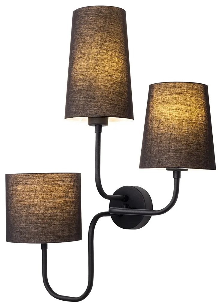 Nástenné svietidlo Catal čierne