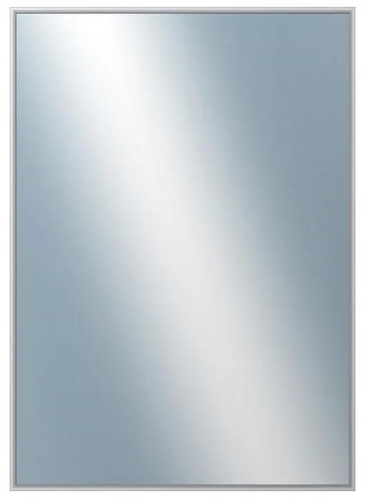 DANTIK - Zrkadlo v rámu, rozmer s rámom 50x70 cm z lišty Hliník strieborná (7002004)