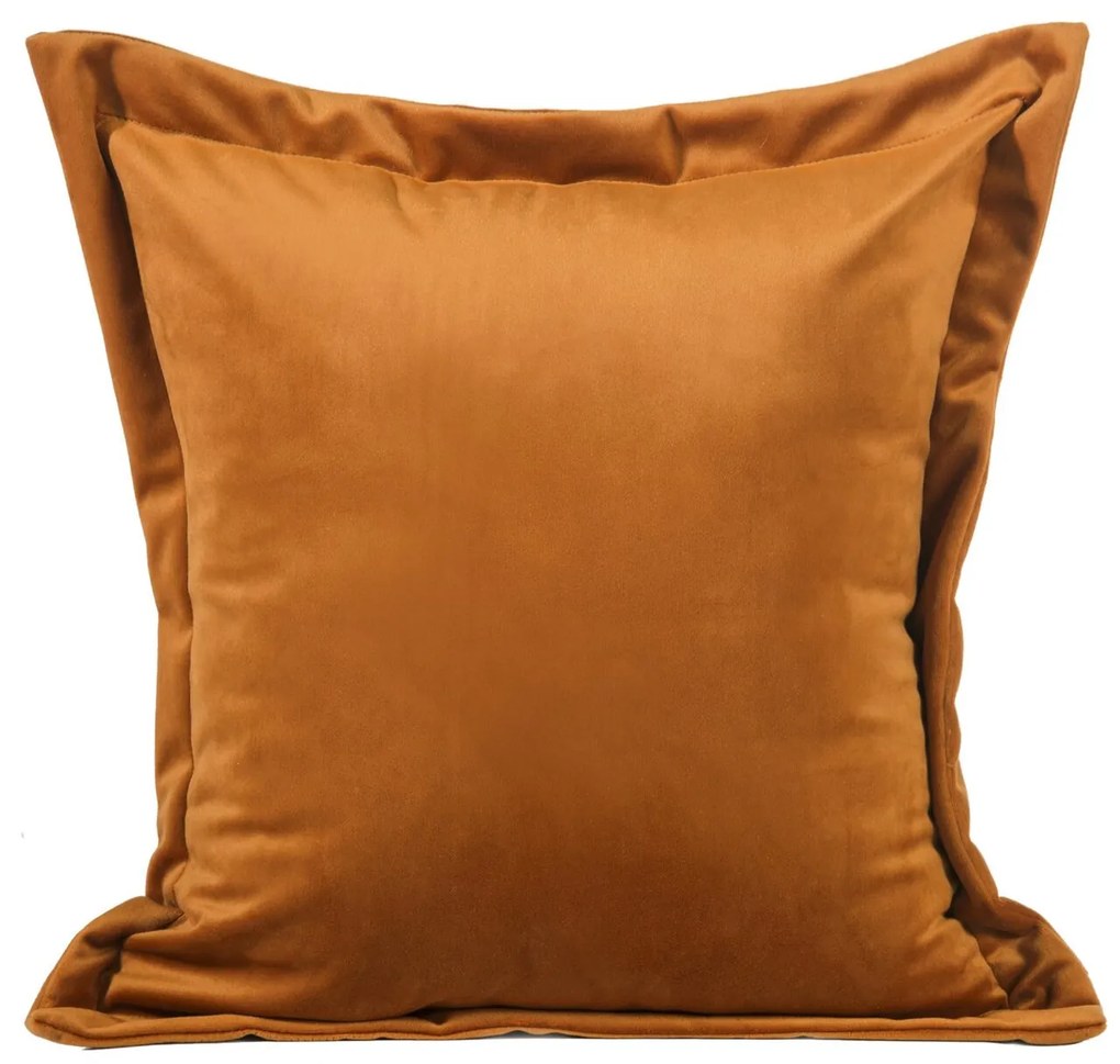 SADA DEKORAČNÝCH OBLIEČOK NA VANKÚŠ 2KS RIA 45X45 CM TEHLOVÁ