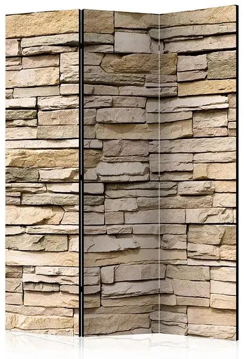 Paraván - Decorative Stone [Room Dividers] Veľkosť: 135x172, Verzia: Akustický