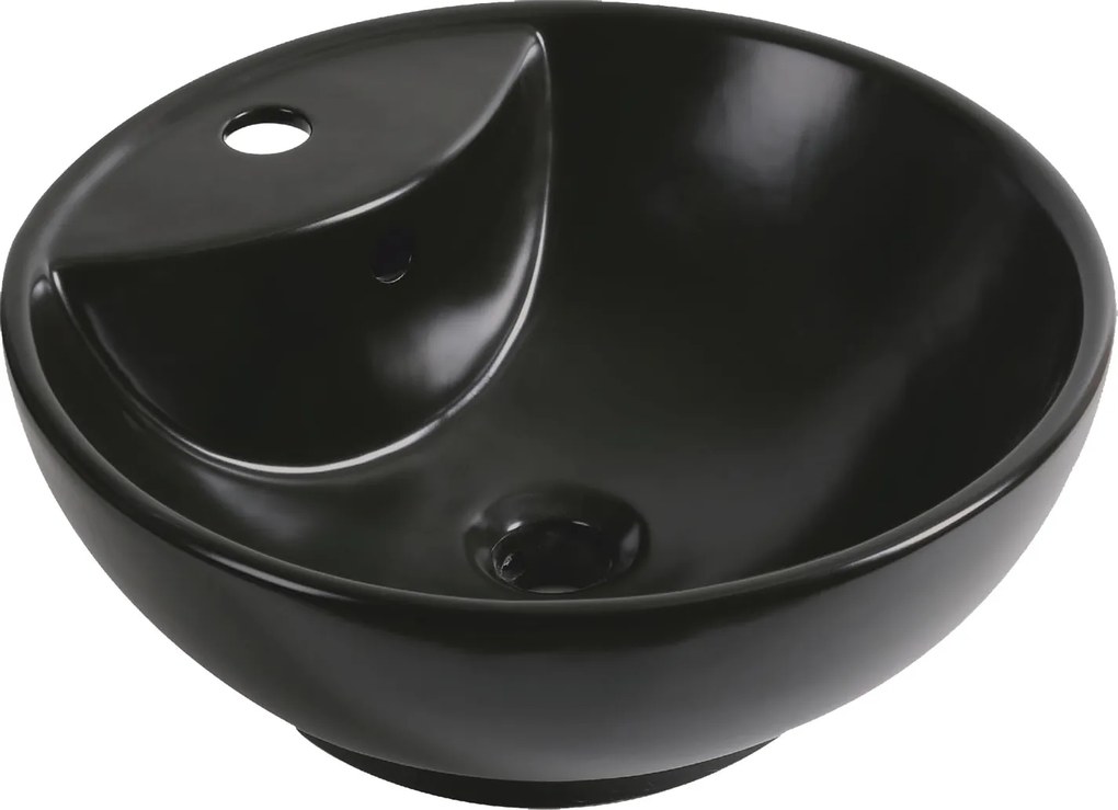 Novoterm Keramické umývadlo na dosku NV-KR-191 BLM (ø 46 cm)