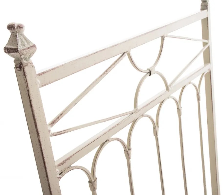 Kovová skladacia stolička Asina (SET 2 ks) - Krémová antik