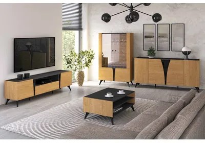 TV stolík so zásuvkou TOSCANIA