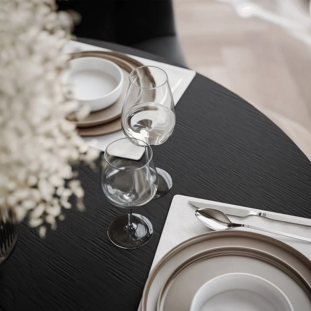 ROZKLADACÍ JEDÁLENSKÝ STÔL SALOME ČIERNY 100 / 140cm