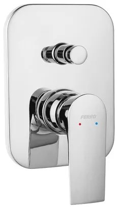 Novaservis Algeo Square sprchová batéria vrátane podomietkového telesa chróm baq7p 82050R.0