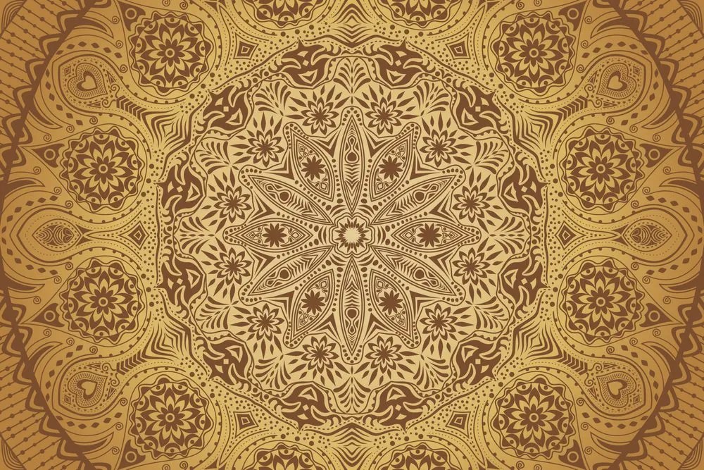 Tapeta okrasná Mandala s krajkou