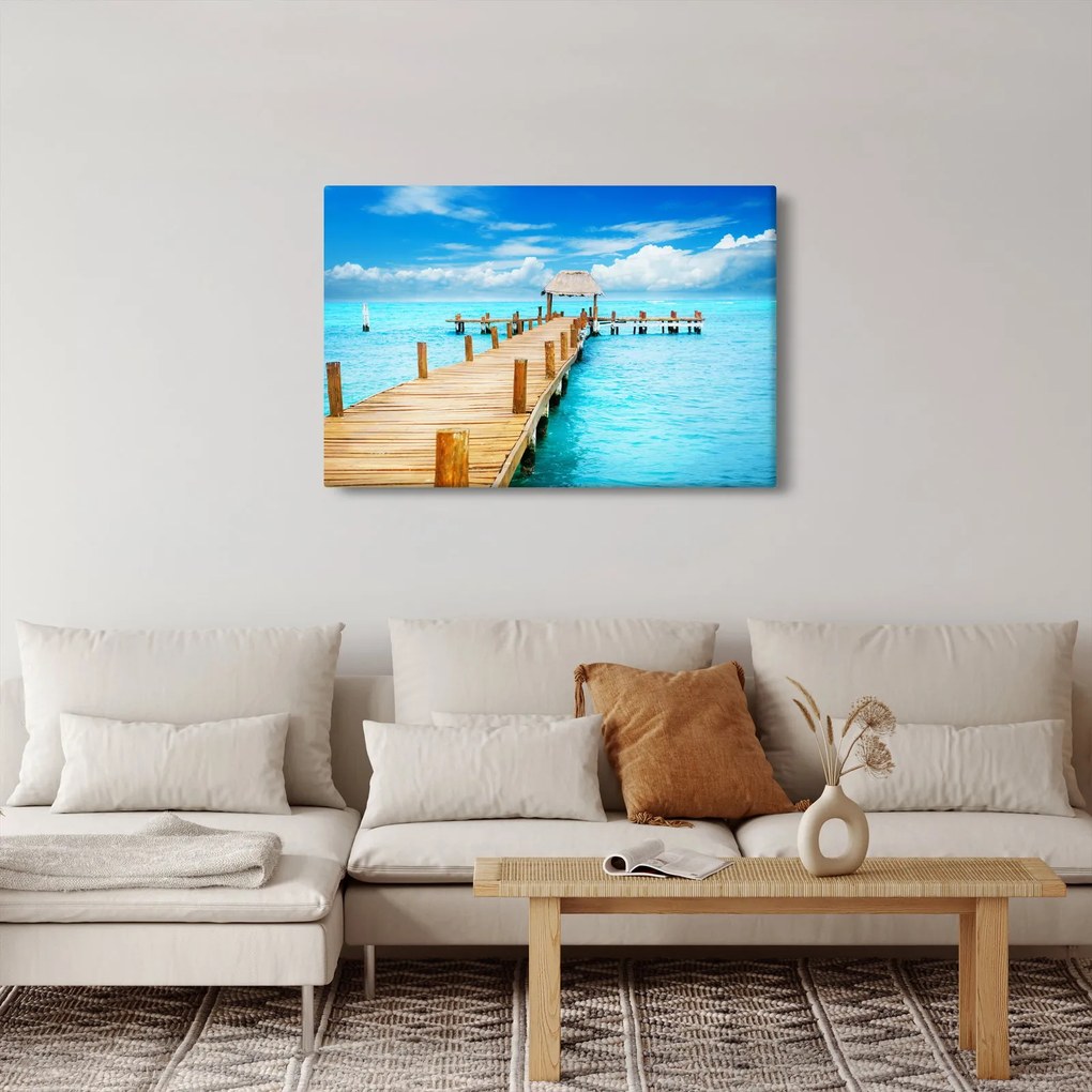 Obraz - Mólo (90x60 cm)