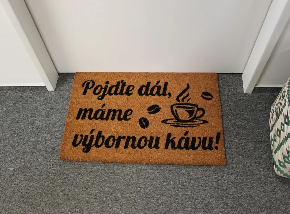 ARÔME HOME Rohožka Poďte ďalej, máme výbornú kávu