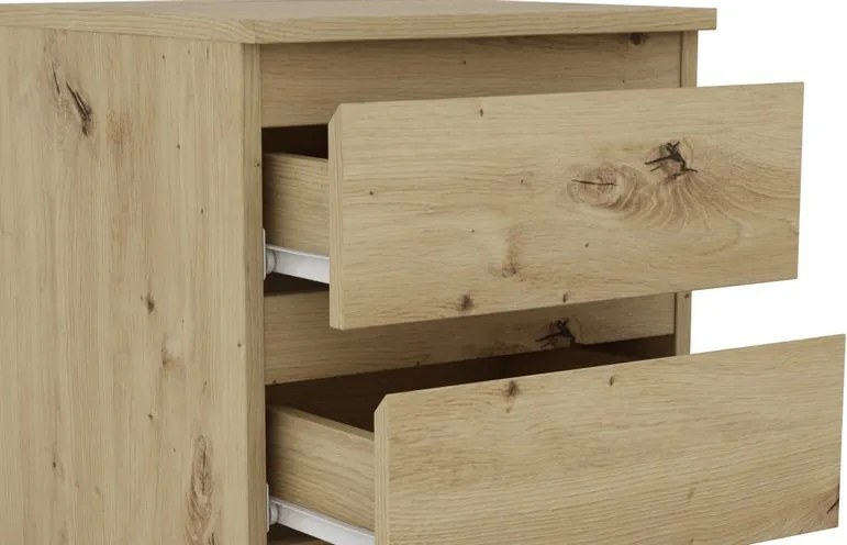 Skrinka/vysoký nočný stolík Carlos 403S, dub artisan