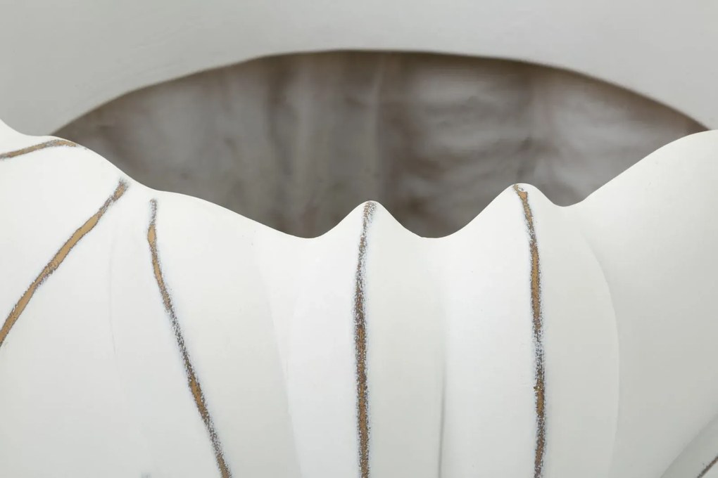 Kvetináč Gardy 34,5 cm biely