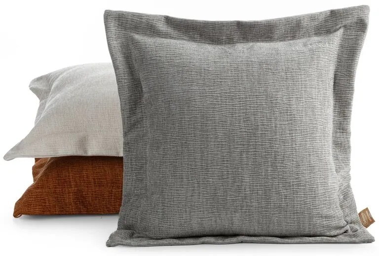 Dekorstudio Obliečka na vankúš zo ženilkovej tkaniny v bordovej farbe ELEGANT2